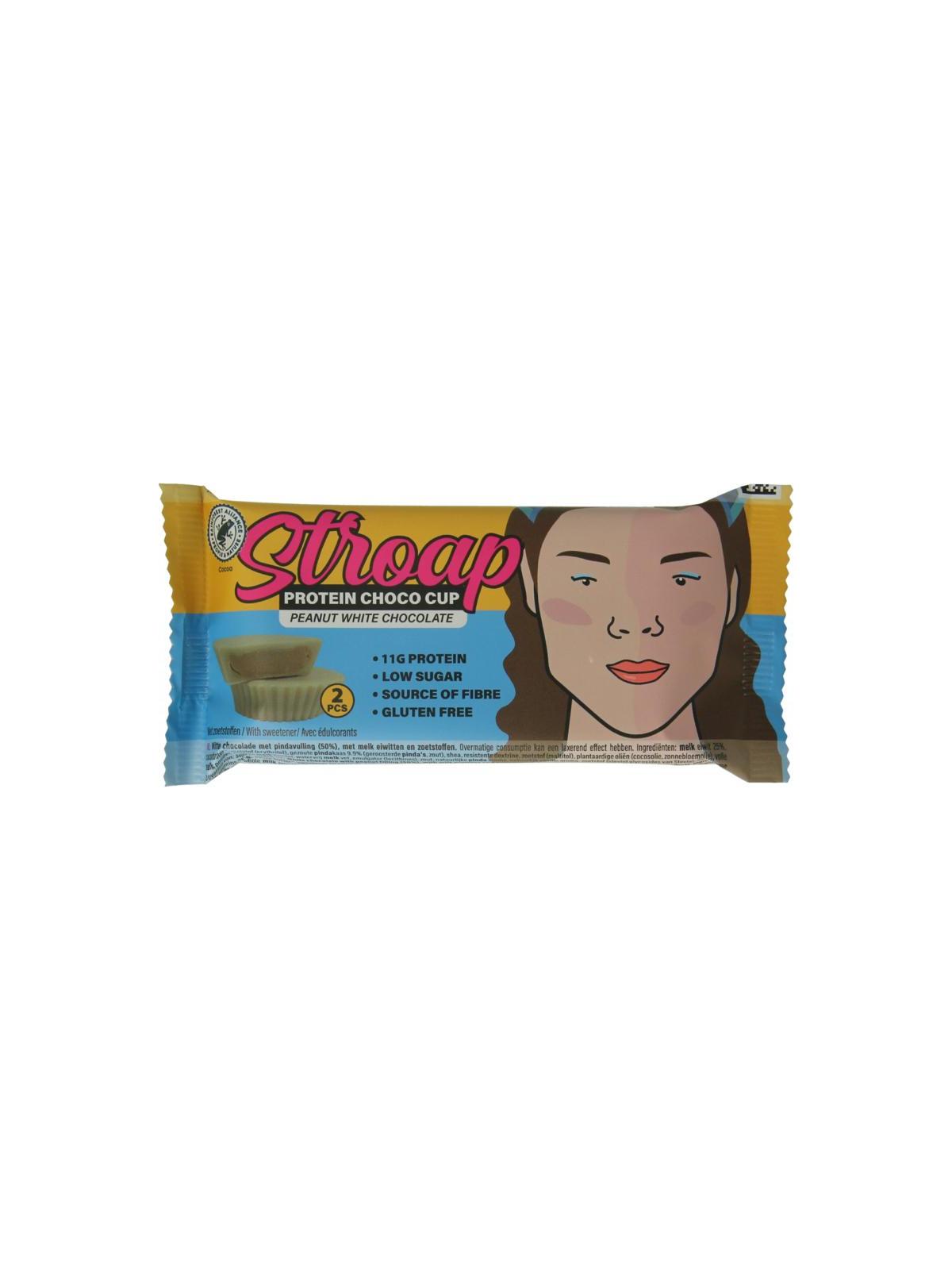 Protein choco cup peanut white chocolate