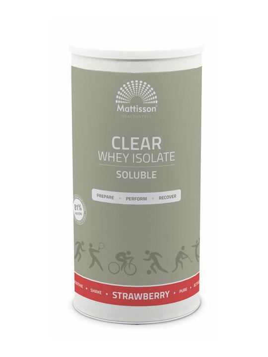 Clear whey isolate strawberry