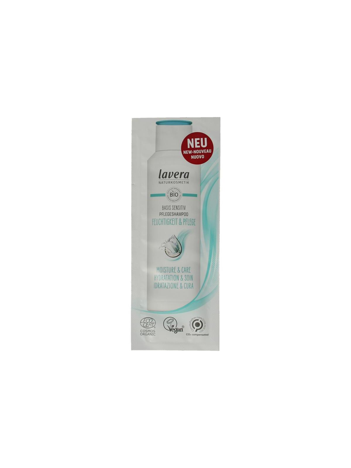 Lavera Basis Sensitive shampoo moisture & care sample