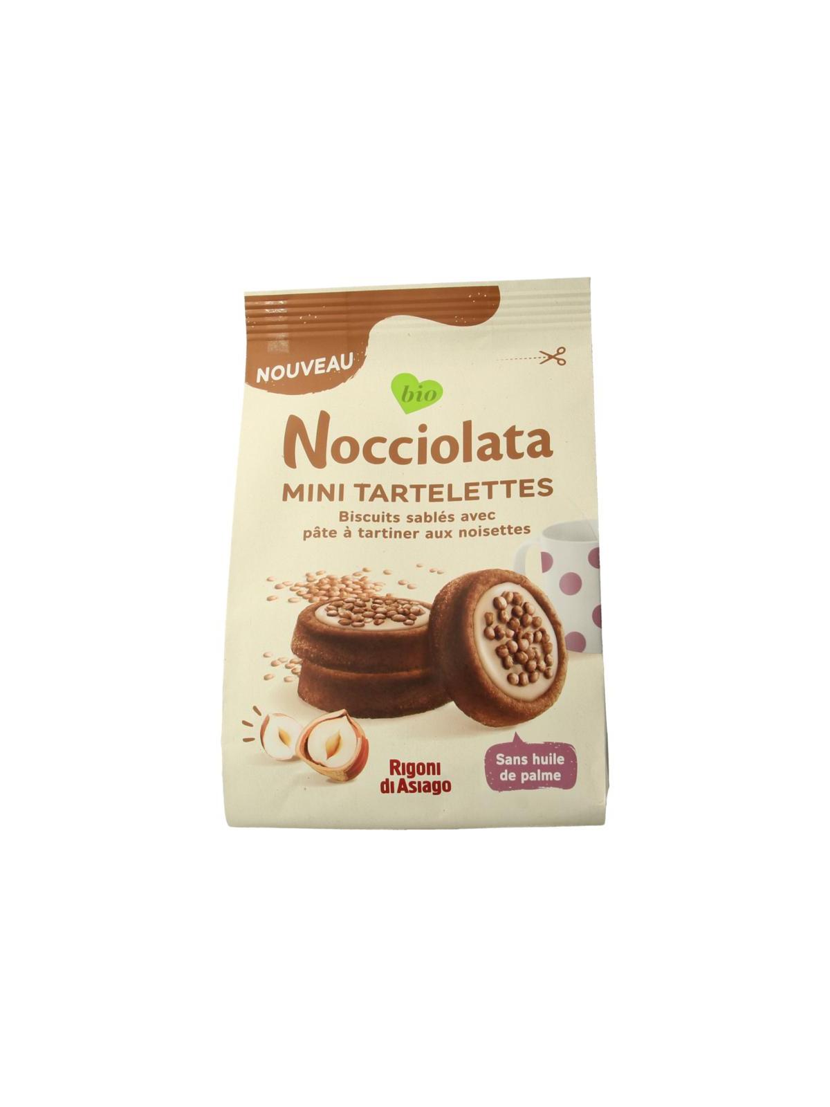 Rigoni Di Asiago Nocciolata bianca tartlets bio