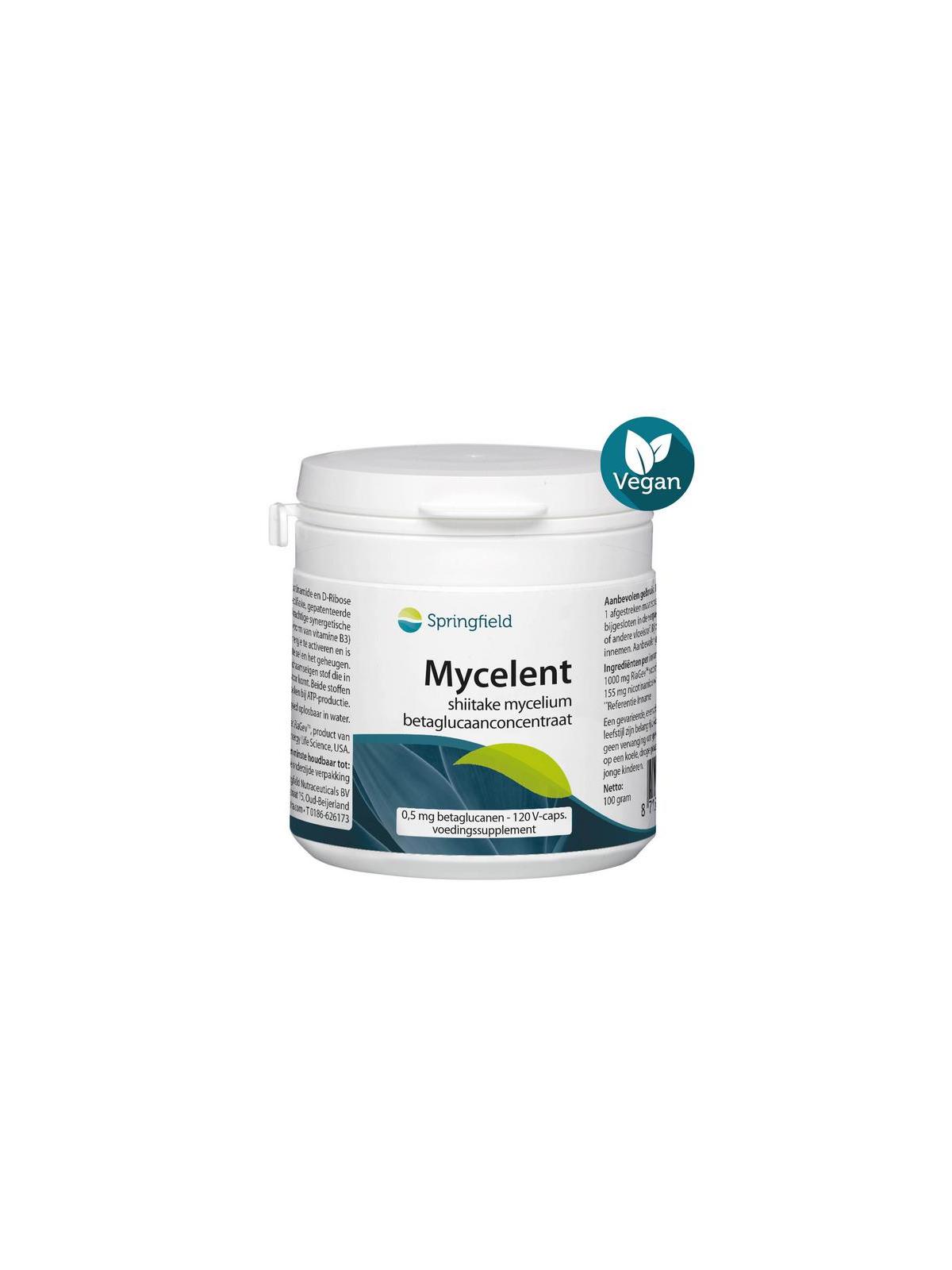 Springfield Mycelent betaglucaanconcentraat 250mg