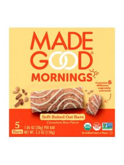 Made Good Morning bar cinnamon bun bio
