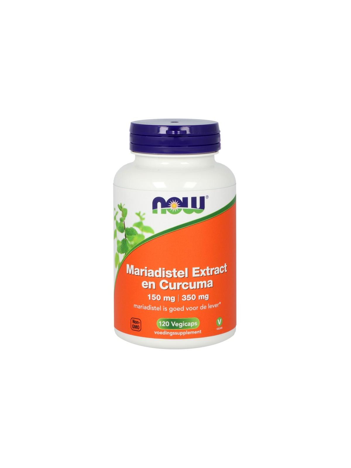 NOW mariadistel extract curcuma