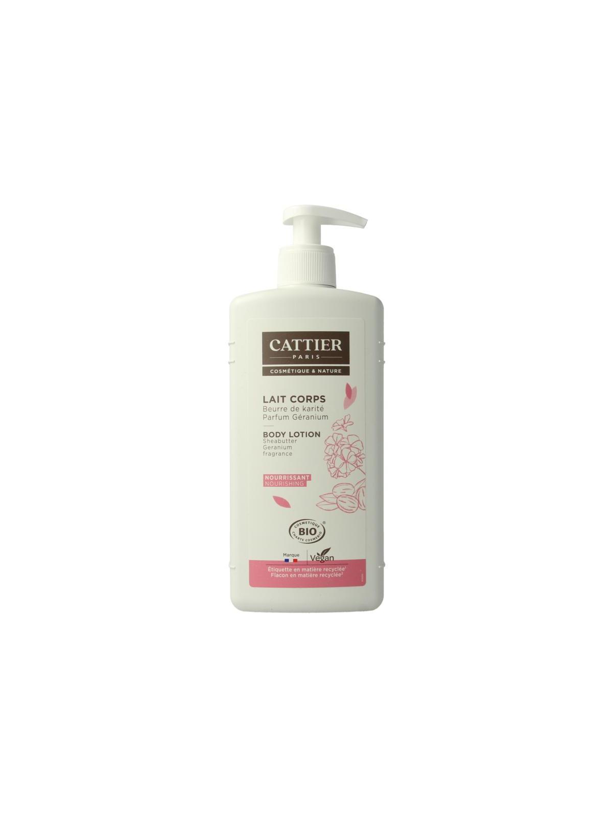 Cattier Body milk shea butter/geranium