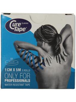 Kinesiotape blauw 1cm x 5m