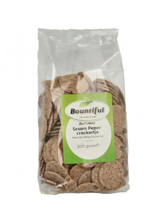 Bountiful sesame pepper cracker best cho