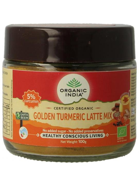 Organic India golden turmeric latte mix