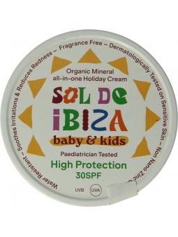 Sol de Ibiza Beschermende creme baby&kids SPF30 bio