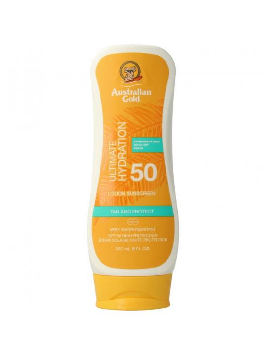 Australian Gold lotion bronzer spf50