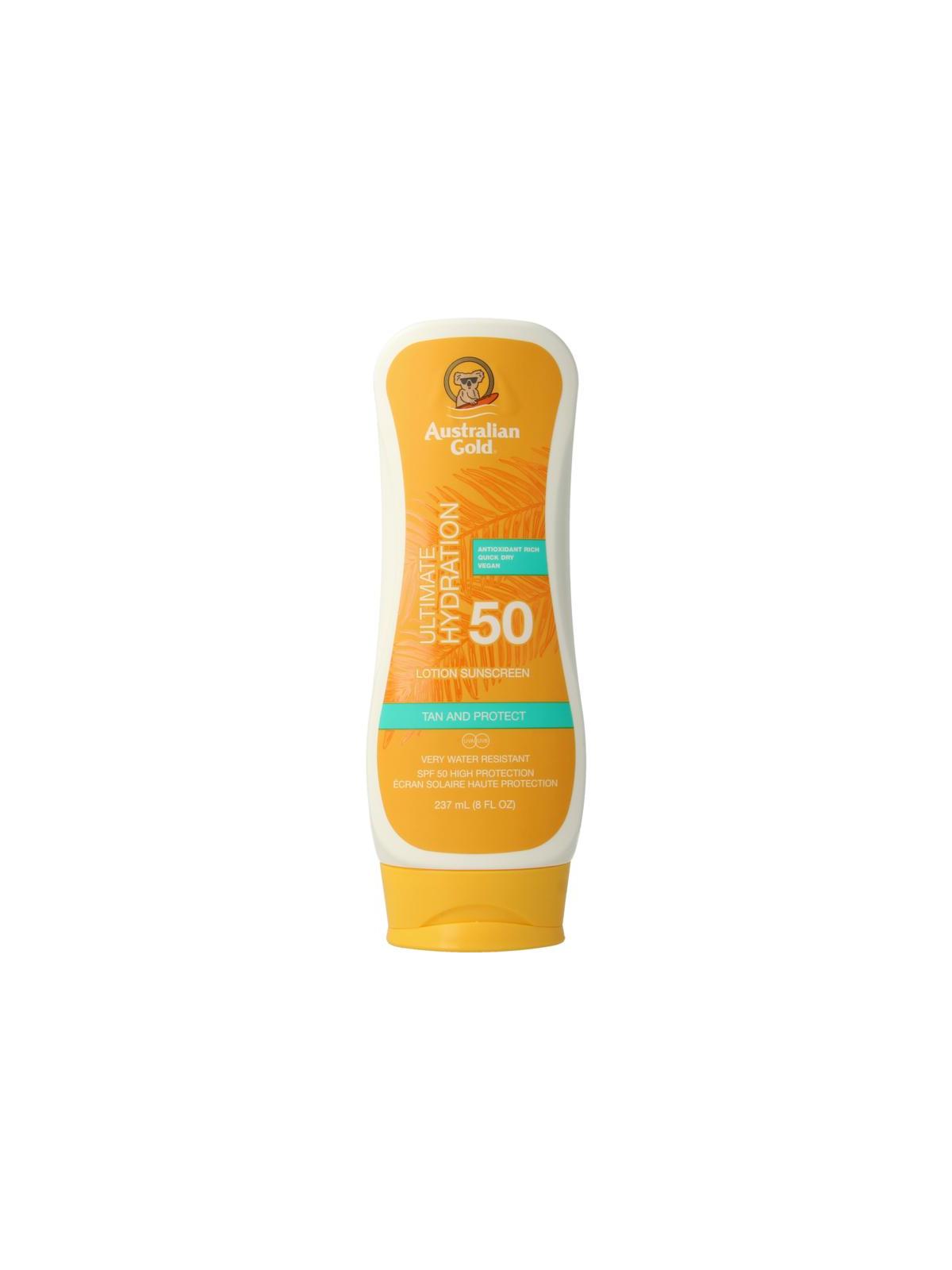 Australian Gold lotion bronzer spf50