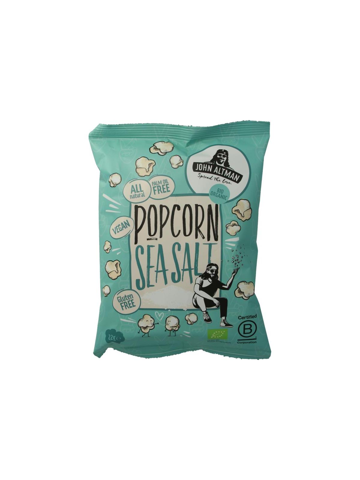 Popcorn sea salt bio