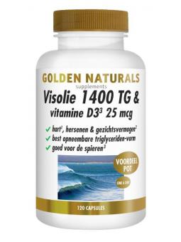 Golden Naturals visolie 1400 tg vitamine d3