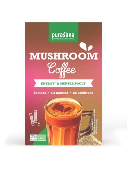 Purasana muchroom coffee 6x3g bio