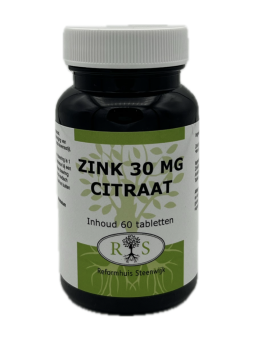 Zink Citraat 30 mg 60 tab