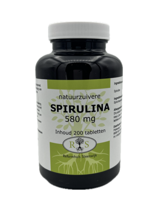 Natuurzuivere Spirulina 580 mg 200 tab