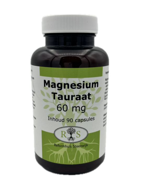 Magnesium Tauraat 60 mg 90 caps