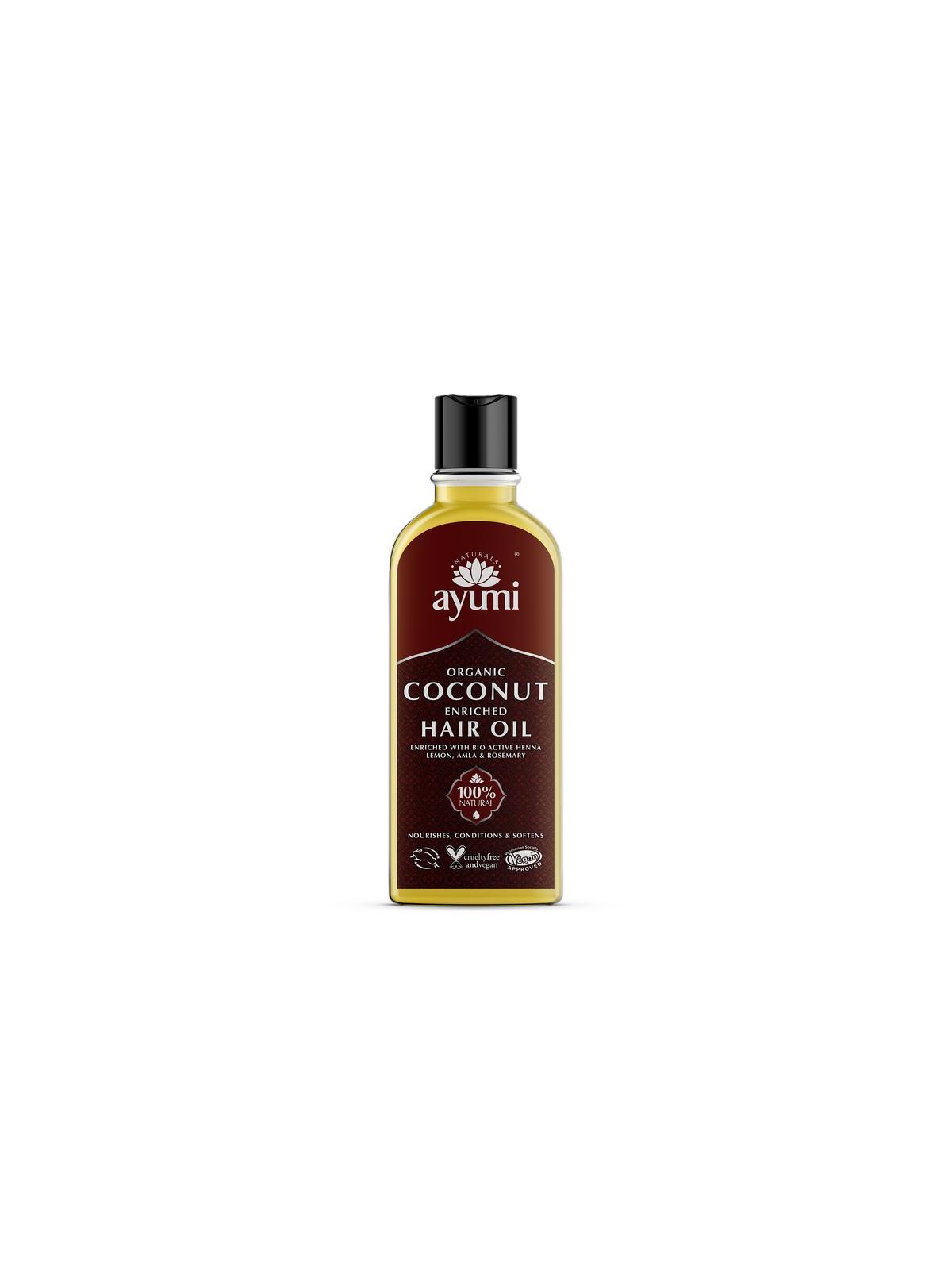 Hair oil coconut enriched