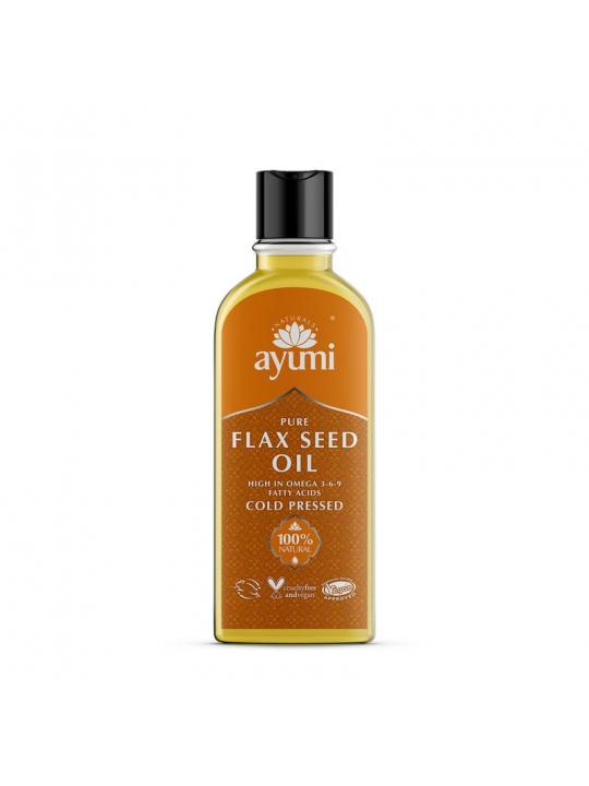 Pure flax seed oil cold pressed