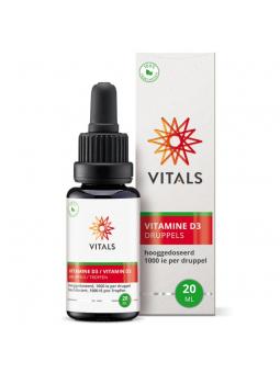 Vitals vitamine d3 druppels 1000 ie