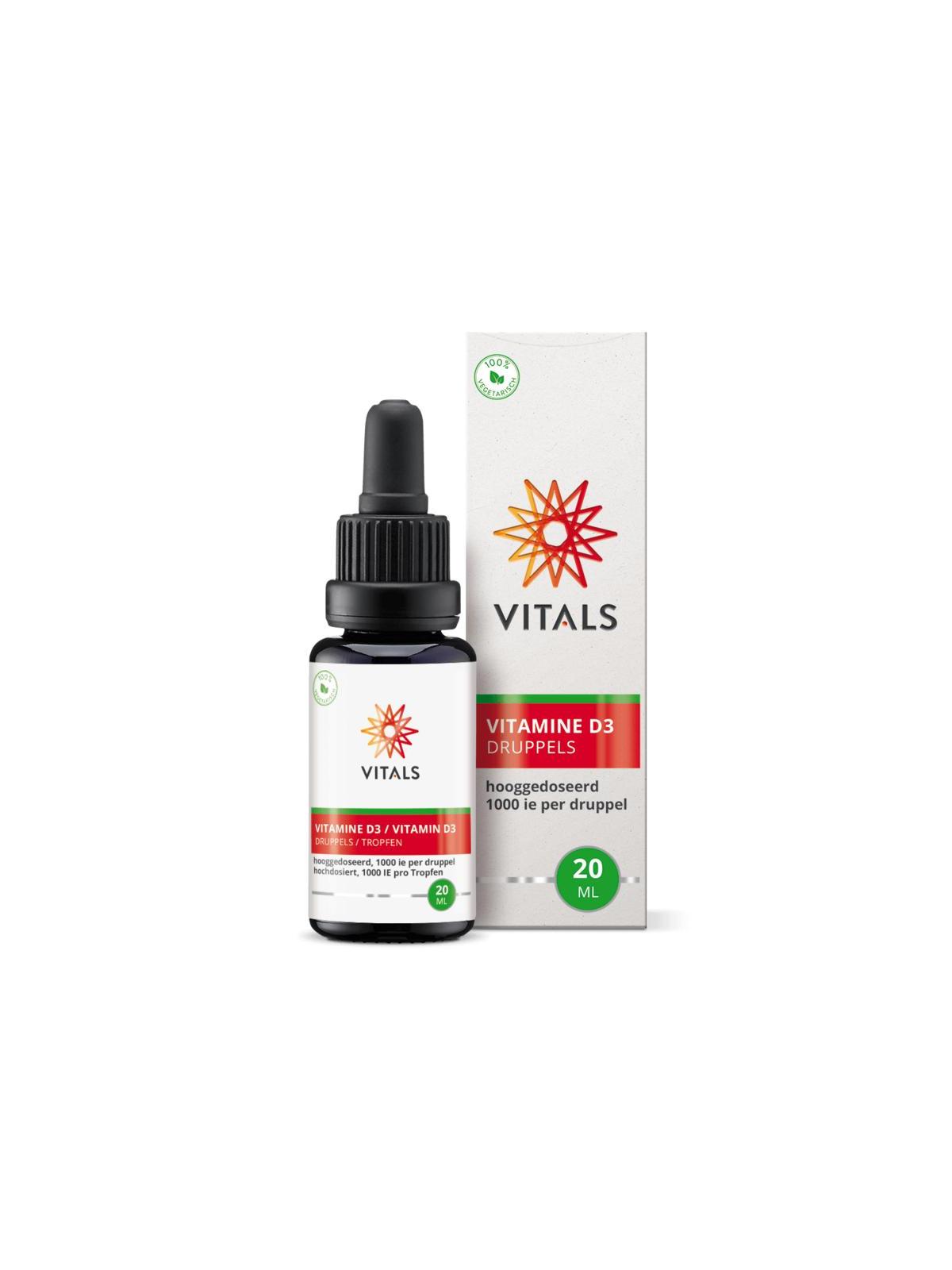 Vitals vitamine d3 druppels 1000 ie