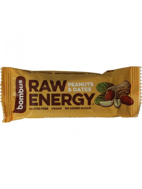 Bombus Raw energy bar peanut & dates