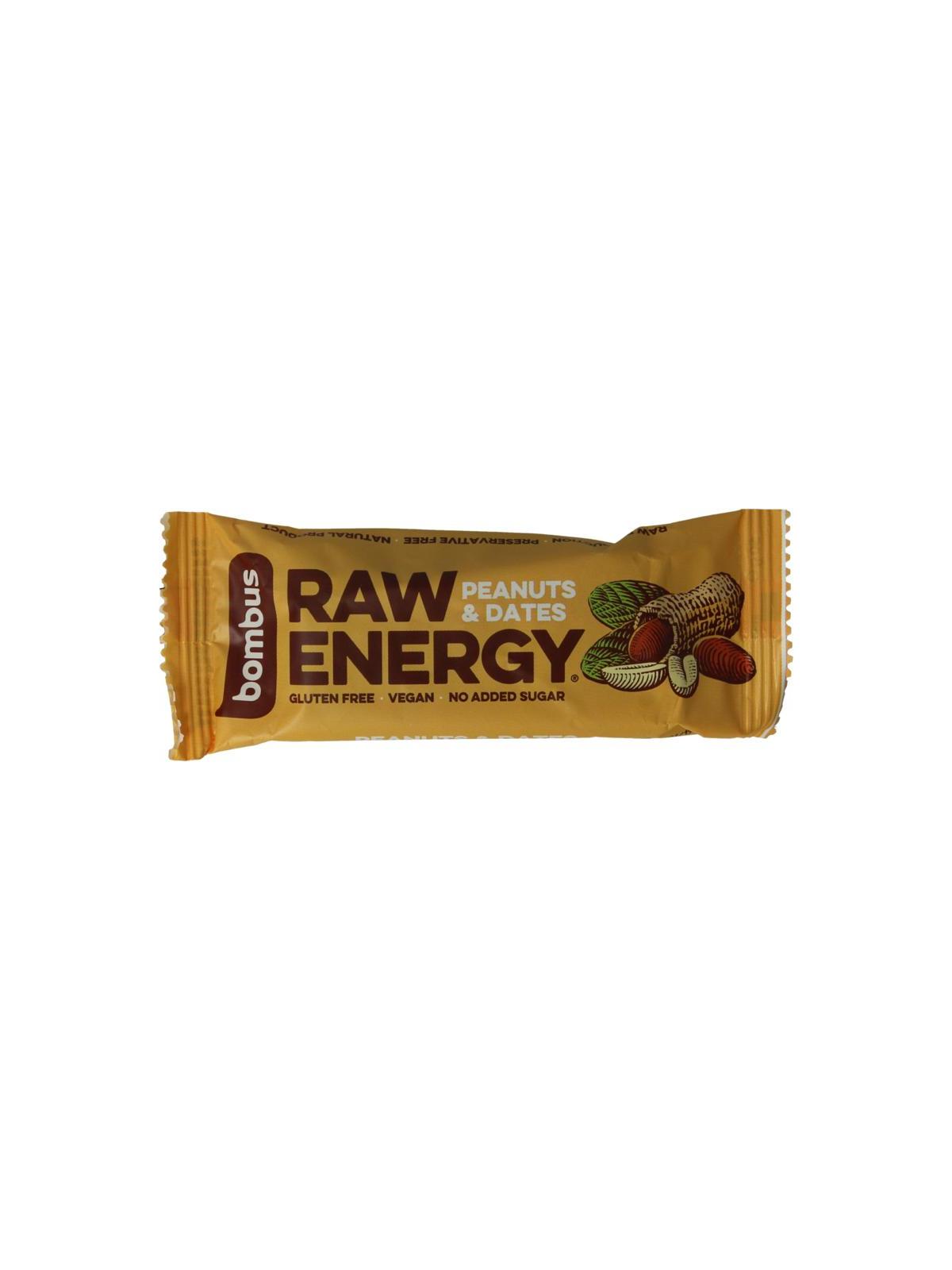 Bombus Raw energy bar peanut & dates