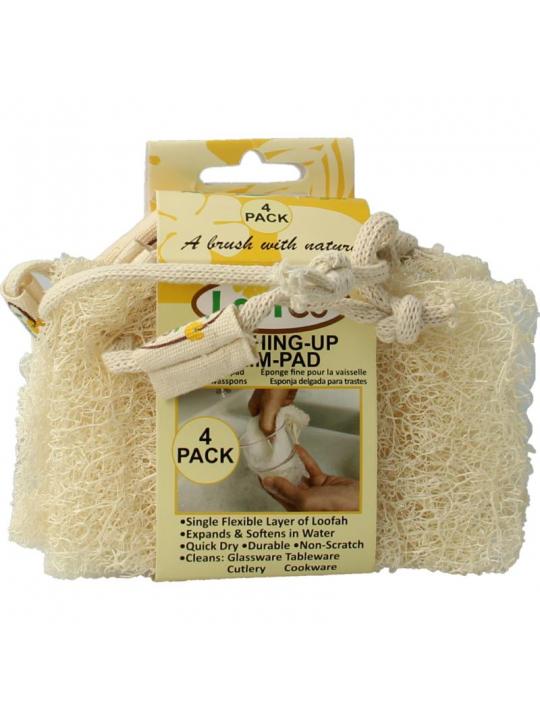Schoonmaakspons loofah dun bio