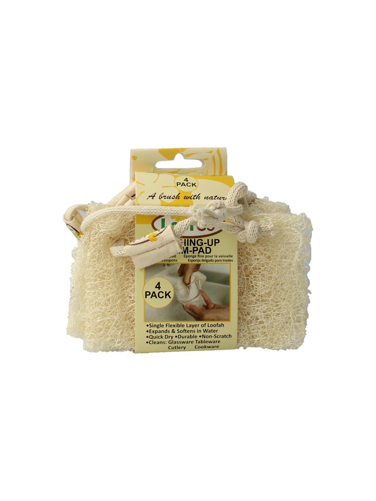 Schoonmaakspons loofah dun bio