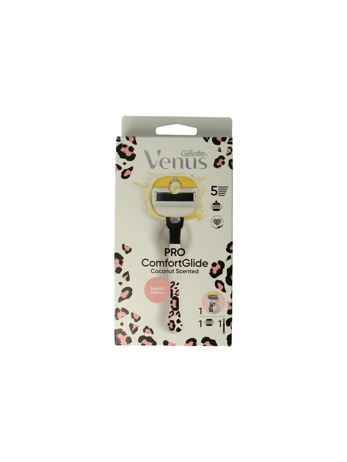 Venus Comfortglide coconut modular leopard razor