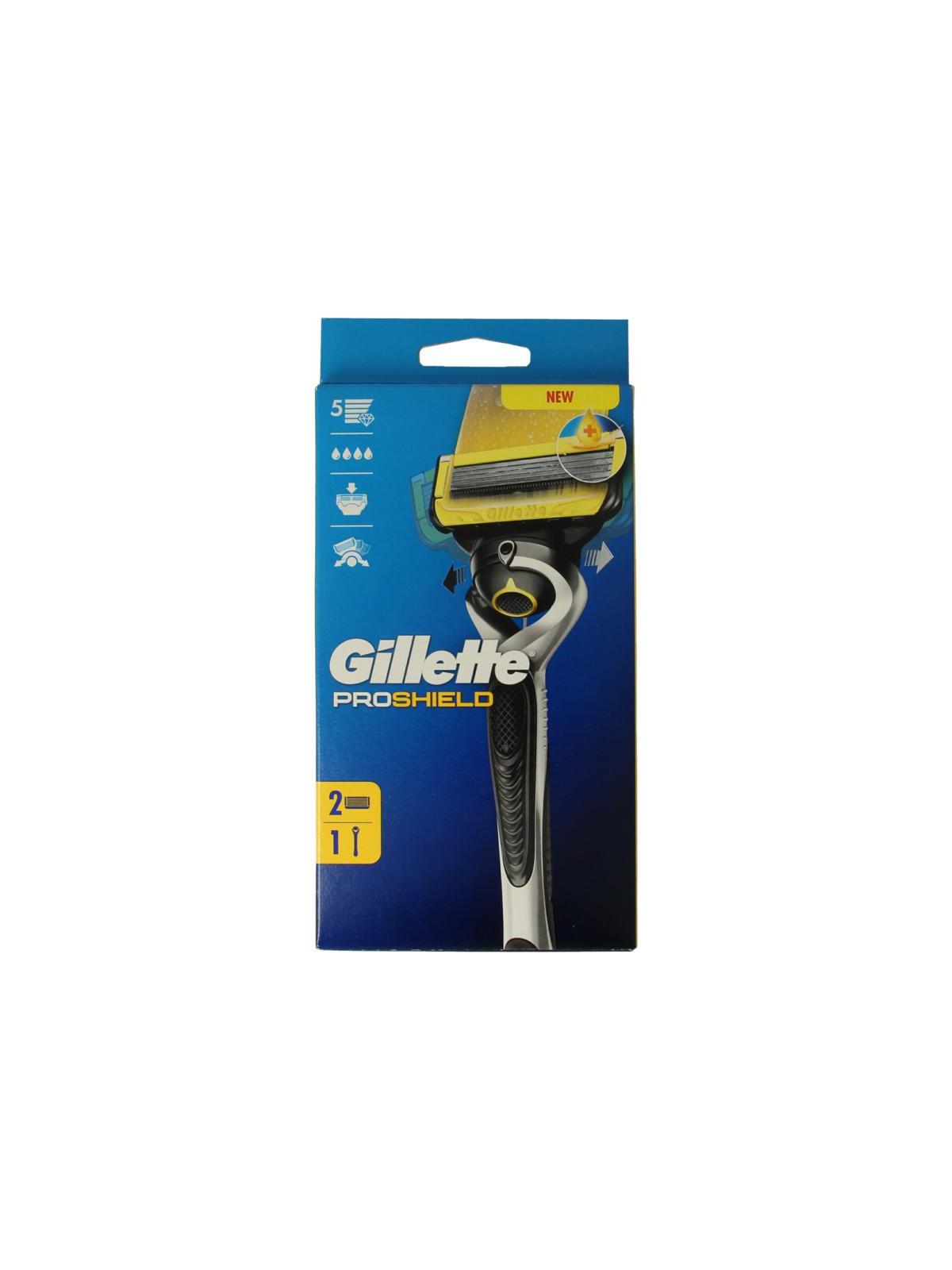 Gillette Proshield yellow razor