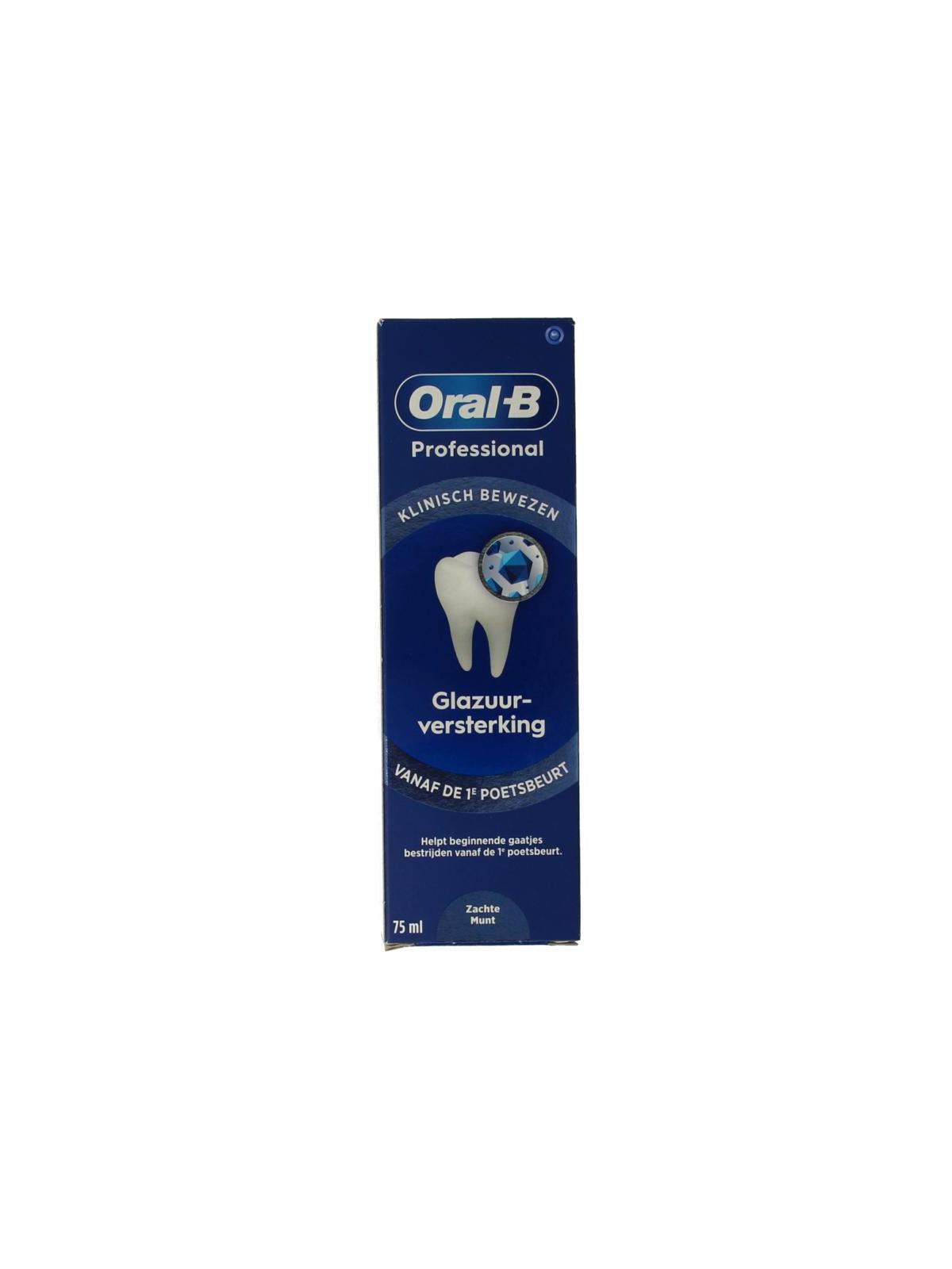 Oral B Tandpasta professional enamel strength clean mint