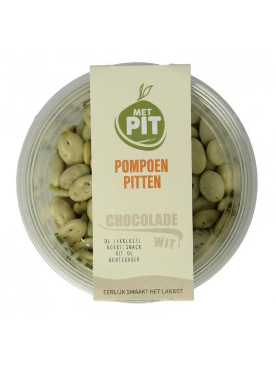 Met Pit Pompoenpitten witte chocolade