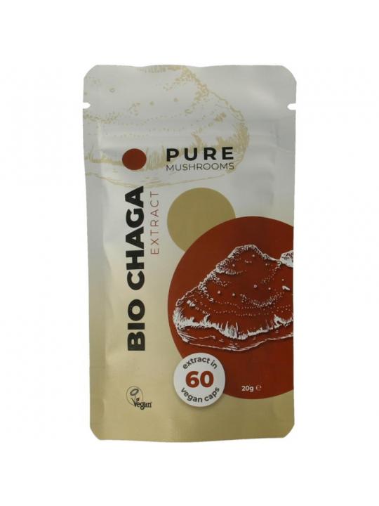Pure Mushrooms Chaga paddenstoel extract bio