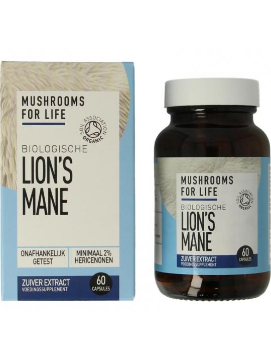 Mushrooms F Life Lion's mane bio