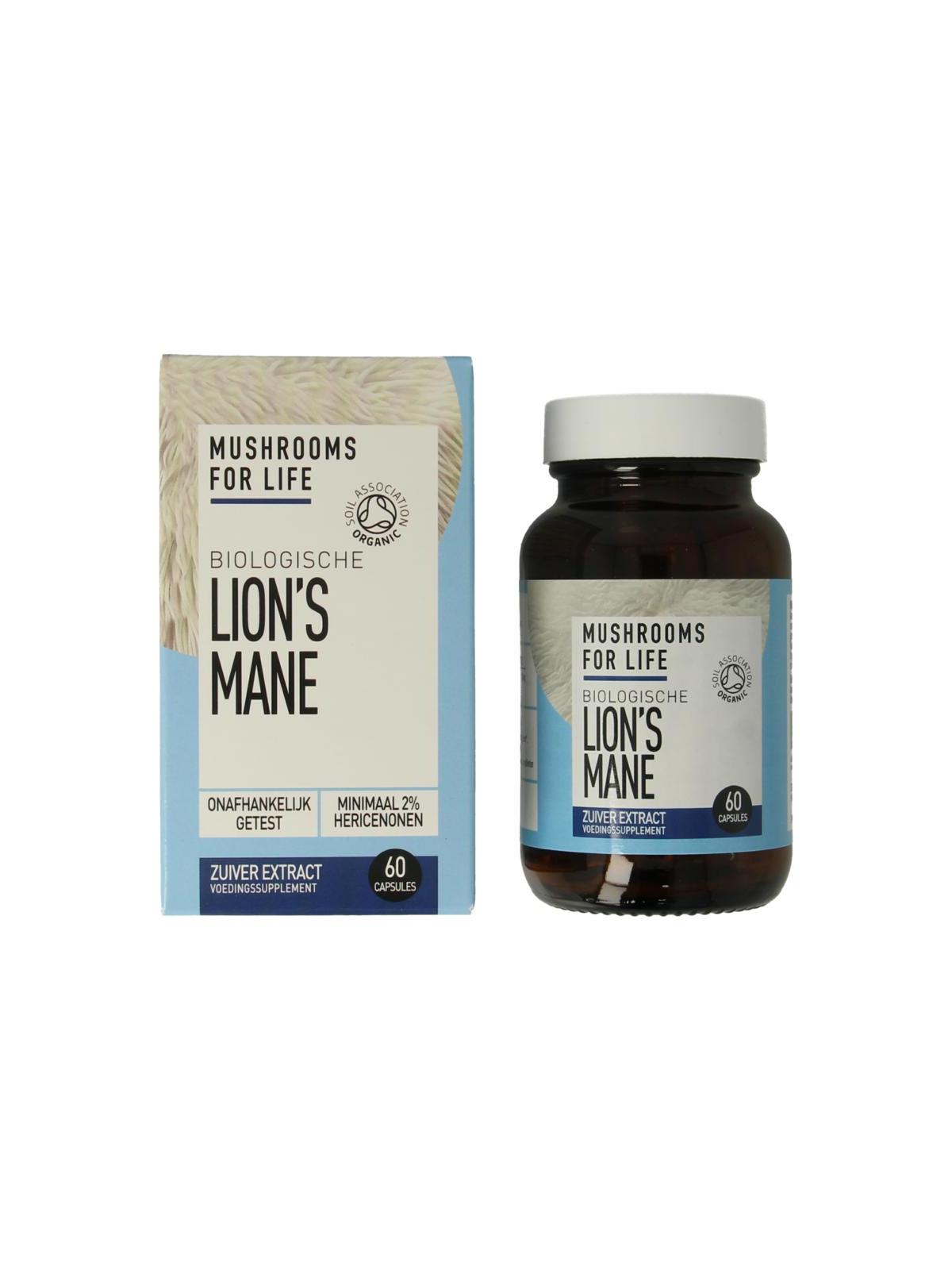 Mushrooms F Life Lion's mane bio
