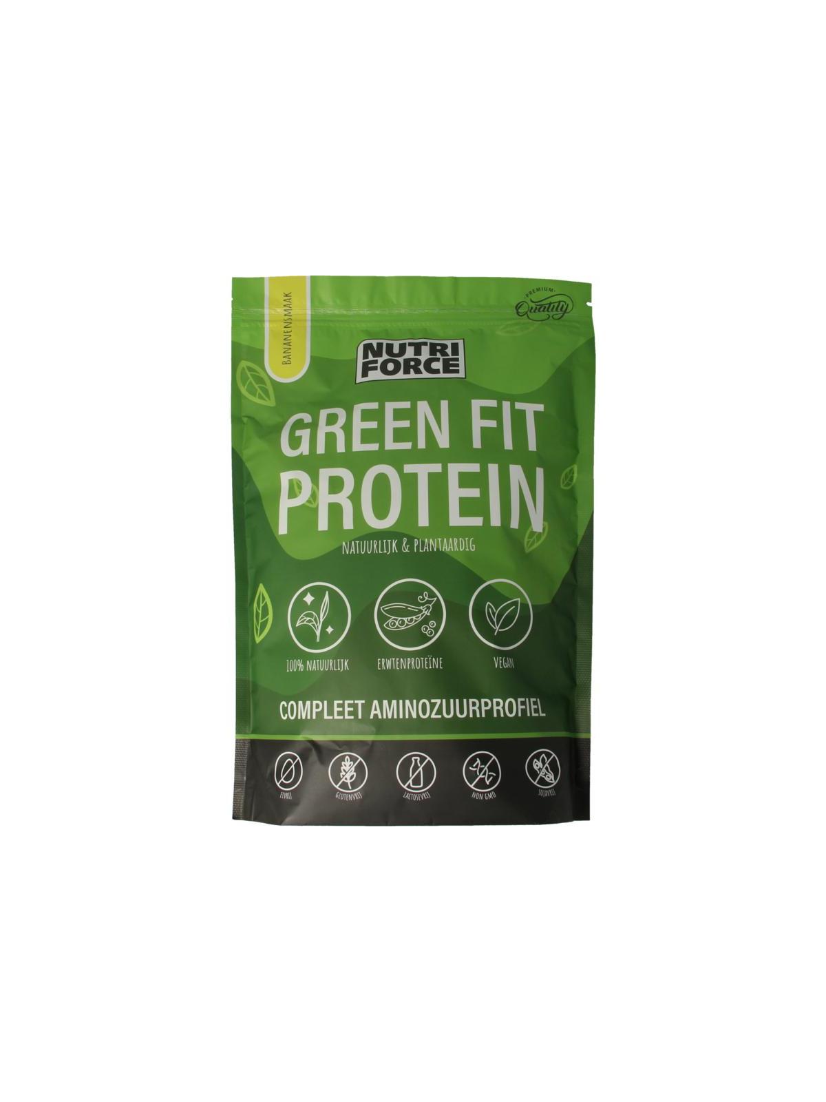 Nutriforce green fit protein banaan