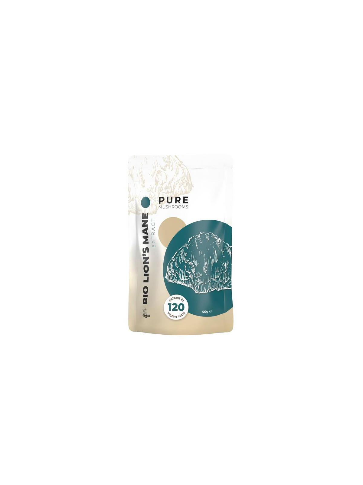 Pure Mushrooms Lion's mane paddenstoelen extract bio