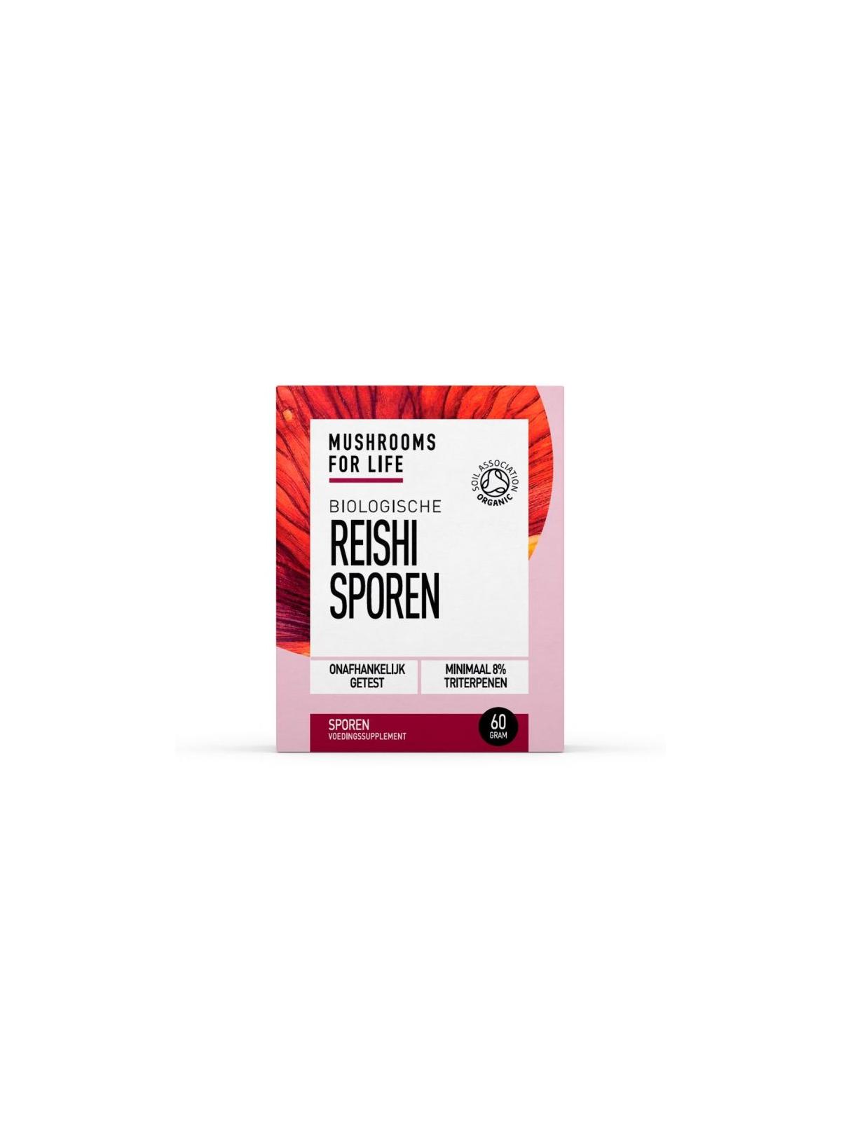 Mushrooms F Life Reishi sporen poeder bio