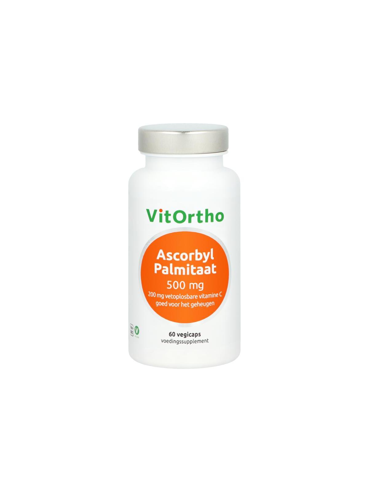 Vitortho ascorbyl palmitaat 500mg