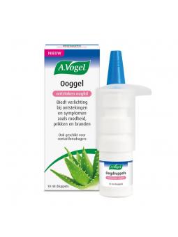 A Vogel ooggel ontstoken ooglid