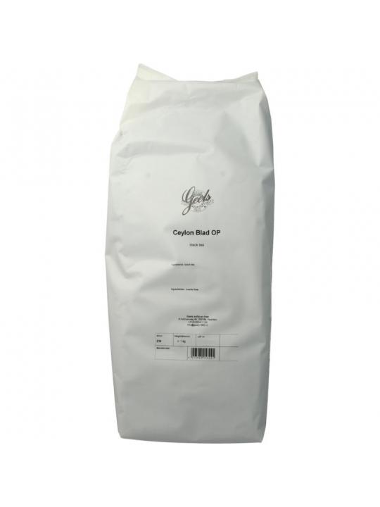 Geels ceylon blad op