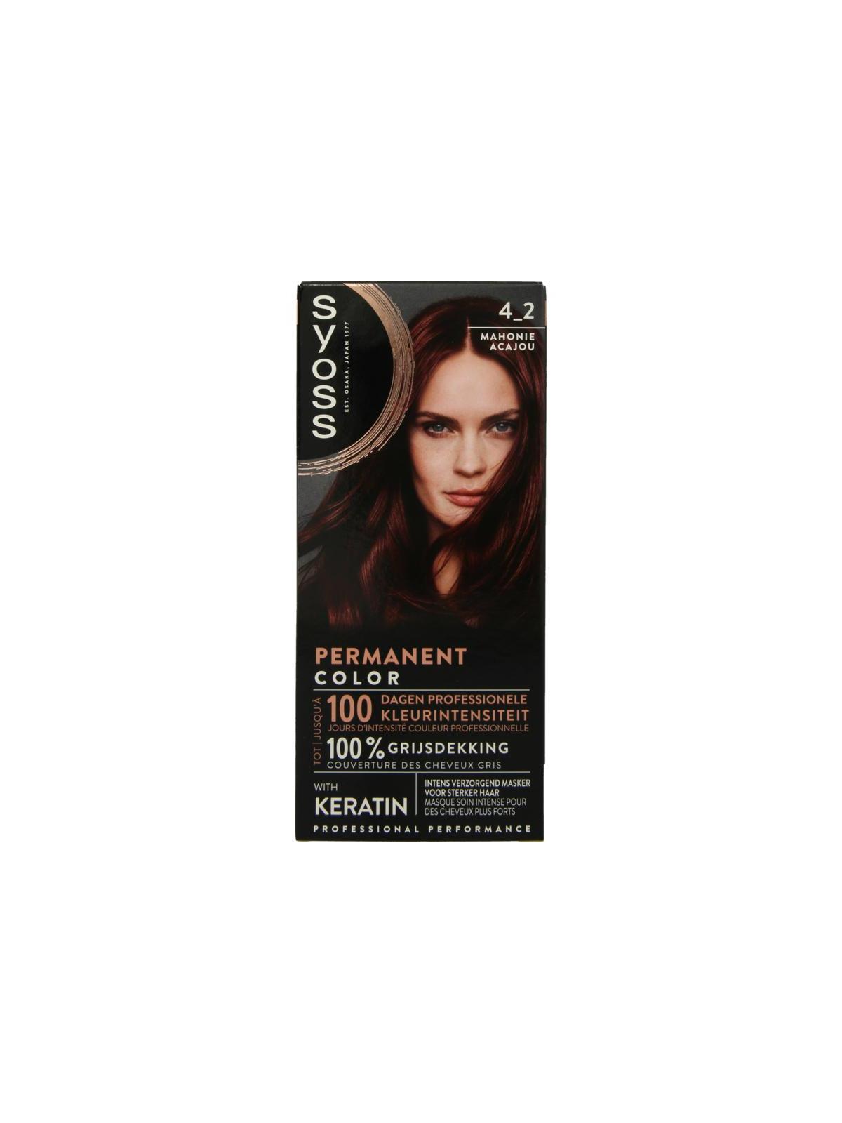 Syoss Color baseline 4-2 mahogany brown