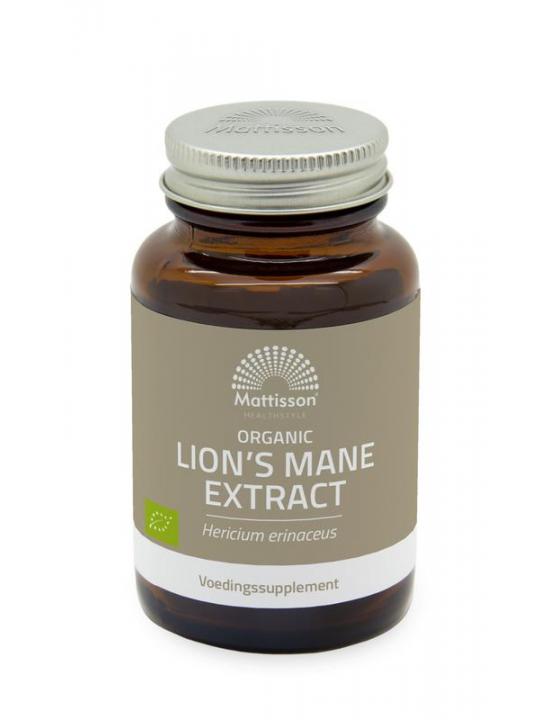 Mattisson lions mane extract 500mg bio