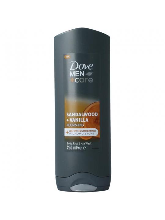 Dove Showergel men sandalwood & vanilla