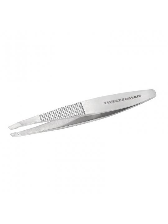 Tweezerman Slant tweezer no slip with grip