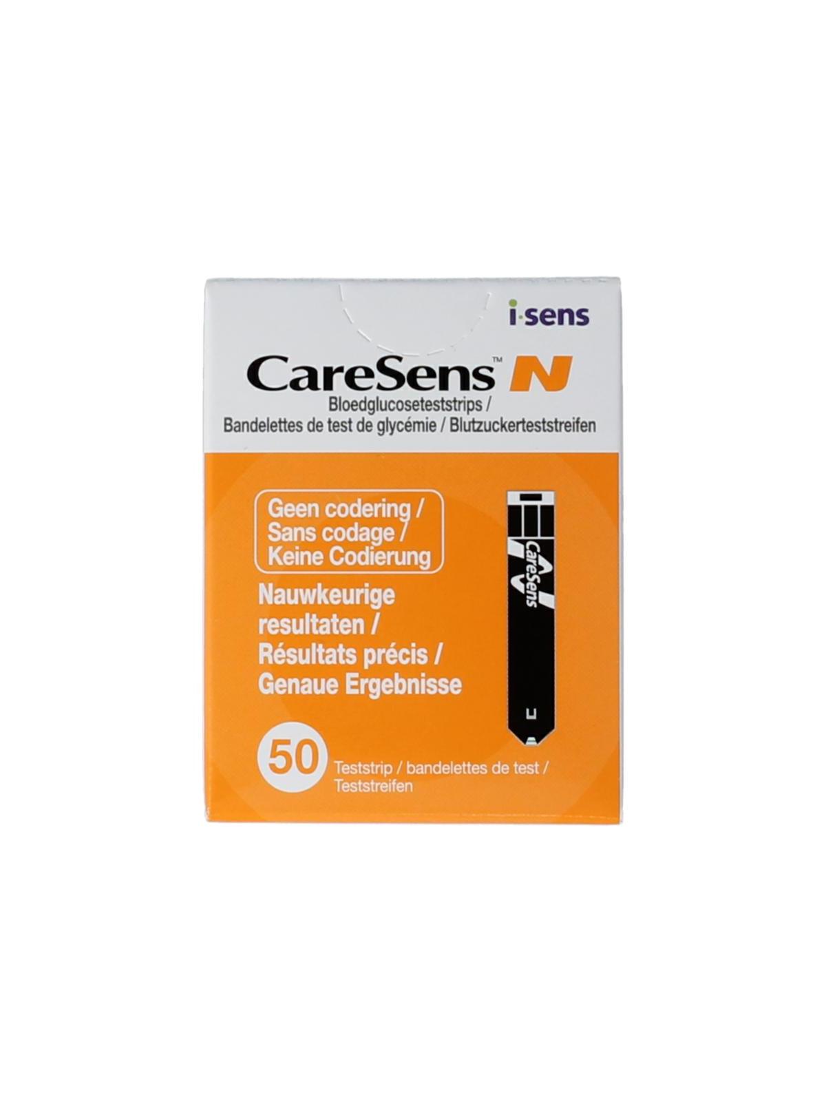 Caresens Caresens n glucose teststrips