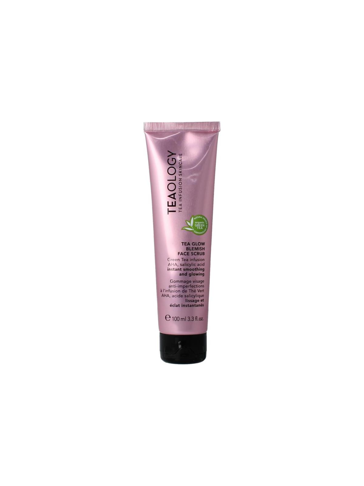 Teaology Tea glow blemish face scrub