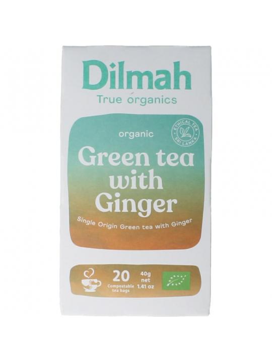 Dilmah Green tea with ginger bio