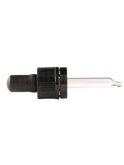 Helios Holland Pipet glas zwart 10ml
