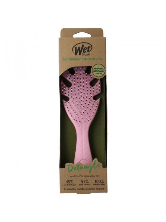 Wetbrush Go green detangler pink